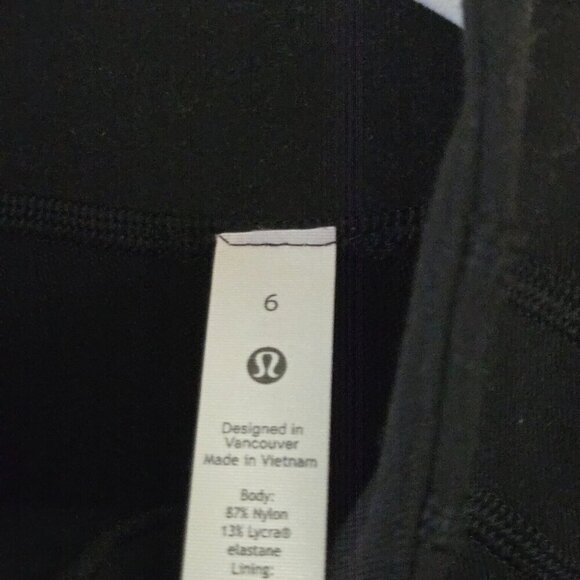 Lululemon Black Define Jacket Luon Size 6 - Picture 12 of 12